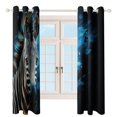 thumbnail image 4 of Tiger Animals 2 Panels 3D Printing Pattern Curtain for Bedroom Living Room Kitchen Window Decoration Home, 4 of 6