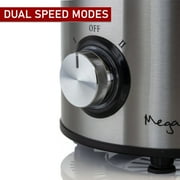 MegaChef Juice Extractor 800 W 35 Cup 2-Speed Electric Juicer, Black (2 Count)