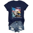 thumbnail image 4 of felwors 250 Anniversary USA Shirt for Women 250 Years American Flag Statue of Liberty 250th Anniversary USA Tshirts Patriotic T Shirt (Navy, XL), 4 of 8