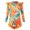Orange, variant on Odeerbi Family Matching Swimsuits Kids Boys Swim Trunks Quick Dry Board Shorts Summer Swimming Shorts Elastic Waist Beach Shorts Parent-child Printed Beachwear Orange