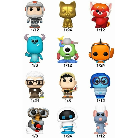 FUNKO Bitty POP! Singles: Pixar (One Random Bitty POP! Per Purchase)