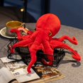 thumbnail image 2 of Pulpo de peluche realista de 40 cm y 75 cm, juguete de peluche de simulación de animales marinos, muñecos de pulpo rojo y juguetes de peluche para regalo de niños, 2 of 4