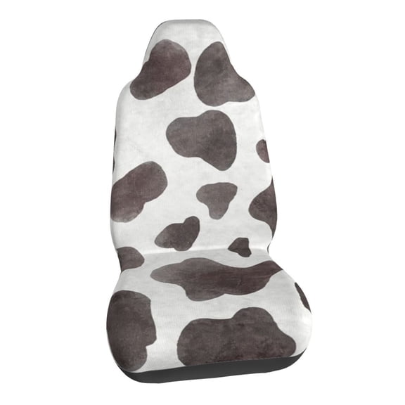 Cow Print Black And White Cow Car Seat Covers Stretch Car Seat Protectors Universal Fit