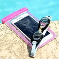 thumbnail image 2 of MaximalPower Black Waterproof Smartphone Pouch Screen Protection with Glowing Bumper, 2 of 5