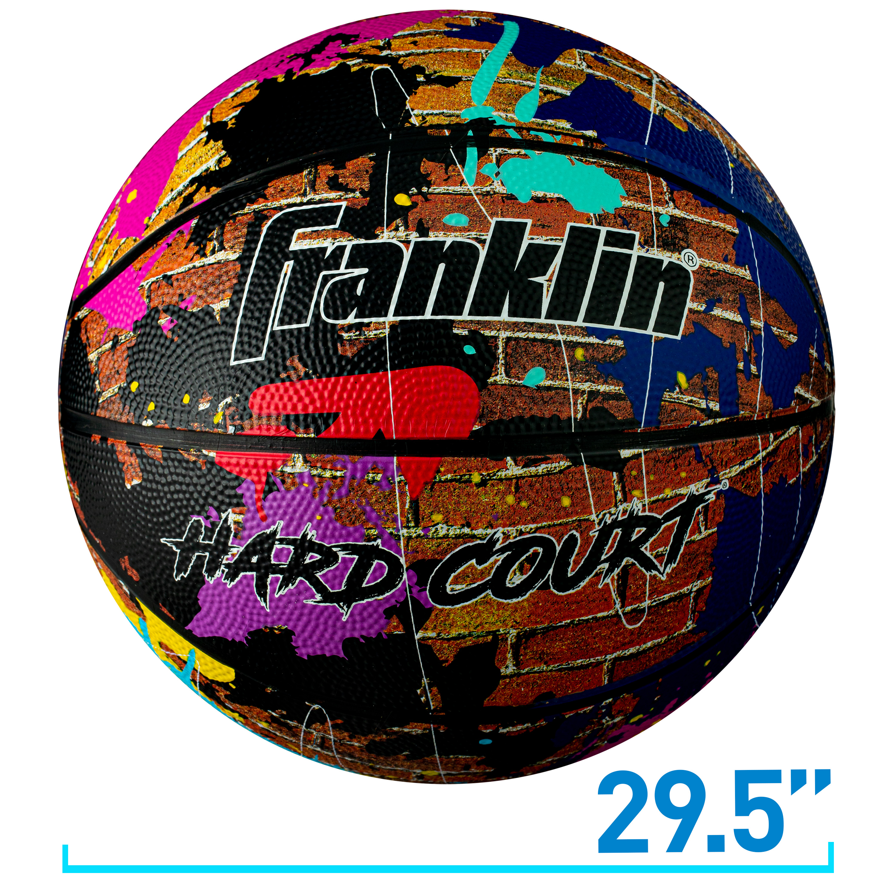 Franklin Sports Hard Court Rubber Basketball photo 7