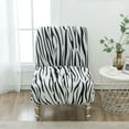 thumbnail image 1 of Zhuge Armless Chair Slipcover Removable Chairs Covers Washable Armless Slipper Chair Slipcover Printed Armless Chair Furniture Protector Covers (Style B), 1 of 4