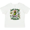 thumbnail image 3 of Inktastic Just a Girl Who Loves Pickles Girls Toddler T-Shirt, 3 of 5