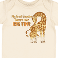 thumbnail image 4 of Inktastic My Great Grandma Loves Me Big Time Cute Giraffe Family Boys or Girls Baby Bodysuit, 4 of 5