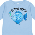 thumbnail image 4 of Inktastic Cutest Catch Cute Blue Fish Boys or Girls Long Sleeve Toddler T-Shirt, 4 of 5
