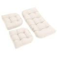 thumbnail image 2 of Belen Kox U-Shaped Twill Tufted Settee Cushion Set (Set of 3), 2 of 2