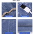 thumbnail image 5 of 1.5x0.8mElectric Heated Blanket Throw, King Size Electric Blanket with Dual Control Flannel Sherpa, 9 Heat Settings Heating Blanket with 4 Time Settings, 5 of 5