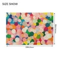 thumbnail image 4 of Yayeee Bath Rug for Bathroom Floor Non Slip Rectangle Fluffy Soft Absorbent Mat, 16"x24", Pink Colorful Circles, 4 of 7