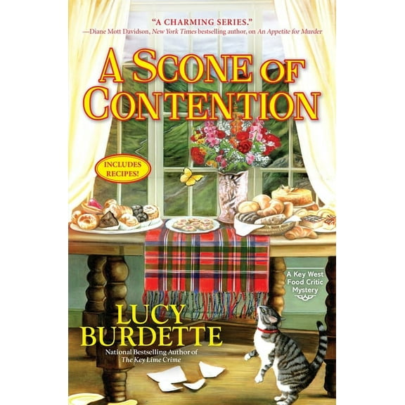 A Scone of Contention: A Key West Food Critic Mystery (Hardcover) by Lucy Burdette