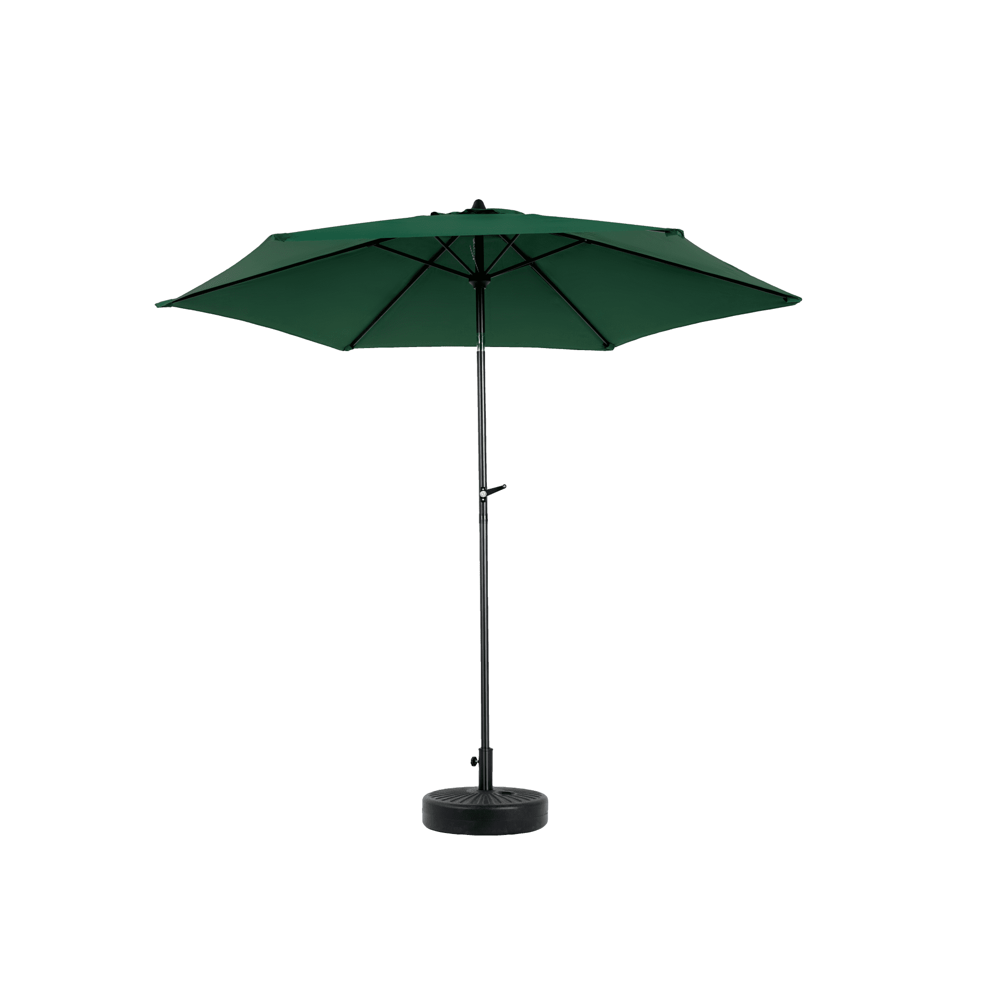 9FT Outdoor Patio Umbrella Outdoor Table Umbrella with Push Button Tilt and Crank, Market Umbrella 6 Sturdy Ribs , Deck, Backyard, Pool