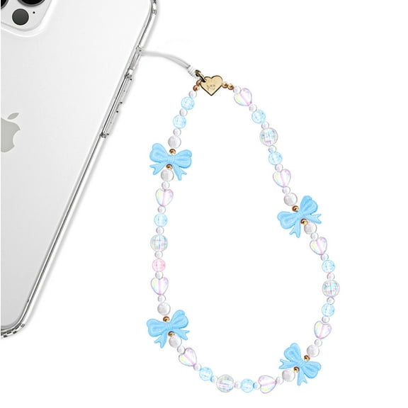 VELVET CAVIAR Phone Charm - French Blue Bow