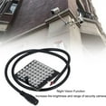 thumbnail image 4 of Tablero de Luz de la Cámara de 940 nm, Sensor de Luz Incorporado de Diseño Compacto Cámara Infrarroja Lámpara Auxiliar de Detección Automática DC12V Para El Uso del Hogar, 4 of 7