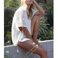 thumbnail image 4 of Femmes Maillot de Bain Dentelle Crochet Pompon Maillots de Bain Couvrir Robe de Plage, 4 of 5