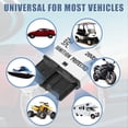 thumbnail image 2 of Unique Bargains 1Pcs 25A Circuit Breaker Blade Style Fuse Manual Resettable for Car 28V White, 2 of 6