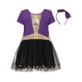 thumbnail image 3 of Disney Frozen Elsa Princess Anna Girls Gown and Headband Toddler to Big Kid, 3 of 5