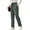 8# Dark Green, variant on Cyglowse Comfy Pull On Corduroy Pants for Women Elastic High Waisted Straight Leg Casual Trousers Loose Fit Fall Slacks with Pockets Army Green S