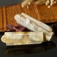 thumbnail image 4 of Peine de cuerno de buey natural, herramienta de pelo plegable portátil, peines de masaje saludable sin estática, 4 of 8