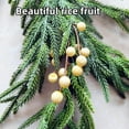thumbnail image 4 of WTYYC 6 FT Norfolk Pine Garland, Christmas Green Artificial Real Touch Cedar Garland, Faux Cedar with Lights, for Table, Wall, Fireplace Indoor Outdoor Decor, 4 of 7