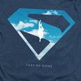thumbnail image 2 of Superman 2025 Movie Cloud Shield Unisex Adult Heather T Shirt, 2 of 4