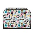 thumbnail image 2 of Lsque Dinosaur Print 4 Slice Toaster Cover , Kitchen Appliance Dustproof Protector , Toaster Protector Dustproof Kitchen Appliance Cover, 2 of 7