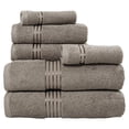 thumbnail image 2 of Lavish Home 67-0016-T Cotton 100 Percent Hotel Towel Set, Taupe - 6 Piece, 2 of 3