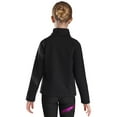 thumbnail image 5 of MSemis Kids Girls Boys Long Sleeve Figure Ice Skating Jacket Zipper Coat Costume Black 6, 5 of 6