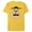 Yellow, variant on Disney The Nightmare Before Christmas The Mayor Big Face - Short Sleeve Blended T-Shirt for Adults - Customized-Dark Heather