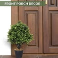 thumbnail image 4 of Poetree 2PCS 24 Inch Tall Boxwood Ball-Shaped Artificial Topiary w/Pot Indoor/Outdoor, 4 of 11