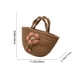 thumbnail image 3 of Bolso de hombro tejido para mujer • Bolsa grande de poliéster multicolor • Bolso casual para desplazamientos diarios 28x25x11cm • Regalo de almacenamiento ligero, duradero y elegante, 3 of 6