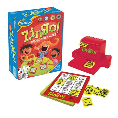ThinkFun Zingo Sight Words Early Reading Game - Toy of the Year Finalist, A Fun and Educational Learn to Read Game Developed by Educators for Pre-K to 2nd (Best Board Games For Second Graders)