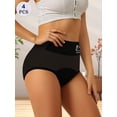 thumbnail image 6 of Period Underwear for Women Heavy Flow Leakproof Menstrual Panties Postpartum Hipster Briefs 3 Pack,S-2X, 6 of 6