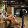 thumbnail image 4 of Shark FlexBreeze Pro Mist Fan, Indoor & Outdoor, Integrated Misting, Pedestal to Tabletop, Corded or Cordless, Up to 24-Hr Battery, Oscillating, FA302 Charcoal Grey, 4 of 8