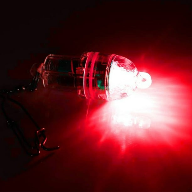 Portable Underwater Fishing Flash Light Sea Lure Lamp Battery