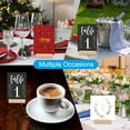 thumbnail image 5 of Uxcell Wood Place Card Holder, 5Pcs Table Sign Number Holder Name Stands, Wood, 5 of 5