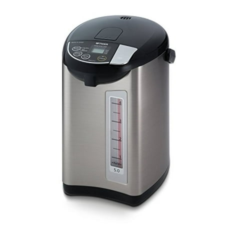 Tiger PDU-A50U-K Electric Water Boiler and Warmer, Stainless Black,