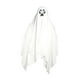 thumbnail image 2 of Disfraz de fantasma de Halloween cómodo y espeluznante para niños, ideal para fiestas, eventos y carnavales. Blanco, 2 of 9