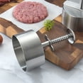 thumbnail image 4 of SNGMN Stainless Steel Hamburger Press, Meat Patty Maker for Beef, Chicken & Veggies, Easy Clean Manual Patty Press Tool, Uniform Shape, Even Cooking, 10.0 x 10.0 x 5.70 inches, 4 of 7