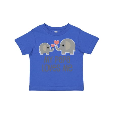 

Inktastic My Papa Loves Me Grandchild Gift Toddler Boy or Toddler Girl T-Shirt