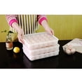 thumbnail image 4 of TIELUTT 24 Compartment Refrigerator eggs Closet Storage Boxes Bag Organizer for Closet Storage Large Capacity Storage Wicker under Bed Storage with Lid Purse Organizer for Closet Storage, 4 of 8
