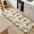 thumbnail image 5 of Butterfly Flower Plant Pattern Kitchen Rug Mat,Kitchen Runner Rugs Non Skid Washable,Decorative Kitchen Floor Mats for Kitchen,Sink,Laundry,17"x47.2", 5 of 7