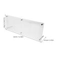 thumbnail image 2 of LOLIPPYY Acrylic Picture Holder Clear Frameless Floating Photo Frame with Four Grid Layout for Desktop Display, 2 of 8