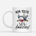 thumbnail image 2 of Custom Mugs Mom You're Sew Amazing Sewing Machine Moms Knitters Crafts Hobby Mommy Gifts Santa Christmas Presents Ceramic Coffee 11oz 15oz Mug, 2 of 7