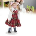 thumbnail image 3 of Vestido Rojo de Porcelana Muñeca Mini Juguete Muñeca Muñeca, Muebles Muñecos Juguete para Niños, 3 of 7