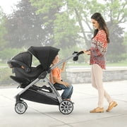 Chicco BravoFor2 Standing/Sitting Double Stroller - Iron (Black/Grey), New