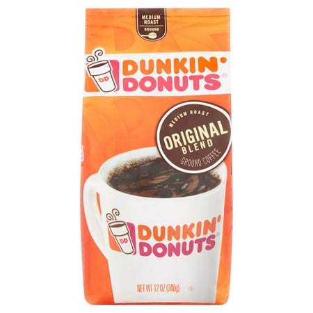 Dunkin' Donuts Original Blend Medium Roast Ground Coffee, 12 Oz