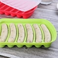 thumbnail image 5 of 2 moldes de silicona para salchichas asadas, 6 cavidades, molde de silicona para salchichas y perros calientes, bandeja para hamburguesas casera, caja para salchichas, 5 of 5